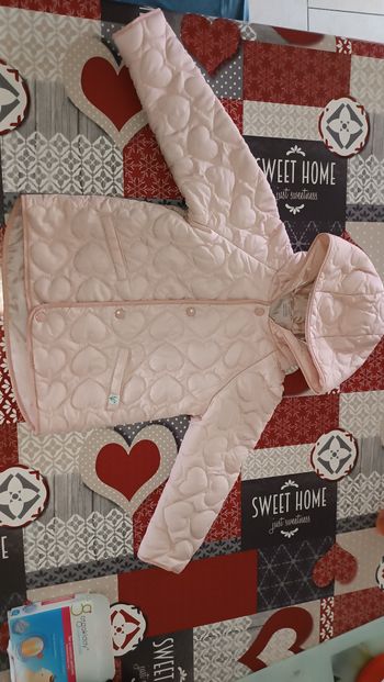 Manteau taille 2/3 ans (98 cm) fille 
Mi saison
