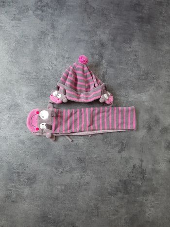 Bonnet + écharpe fille