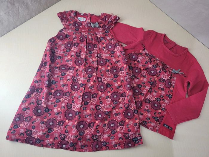 Ensemble robe + haut manches longues