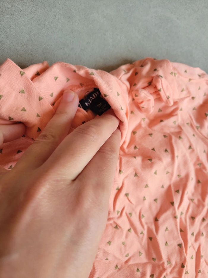 Lot ensemble bébé fille 6 9 mois manche longue pantalon haut - photo numéro 8