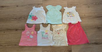 Lot de hauts & t-shirts bébé fille – 6 mois
