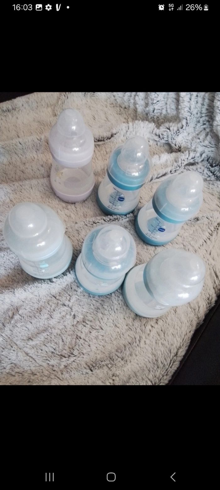6 biberons 160 ml. MAM