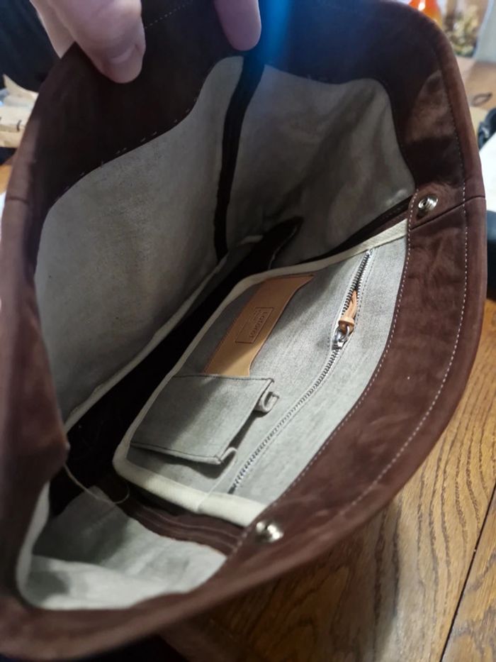 Sac pochette cuir Just Campagne Laforet - photo numéro 4