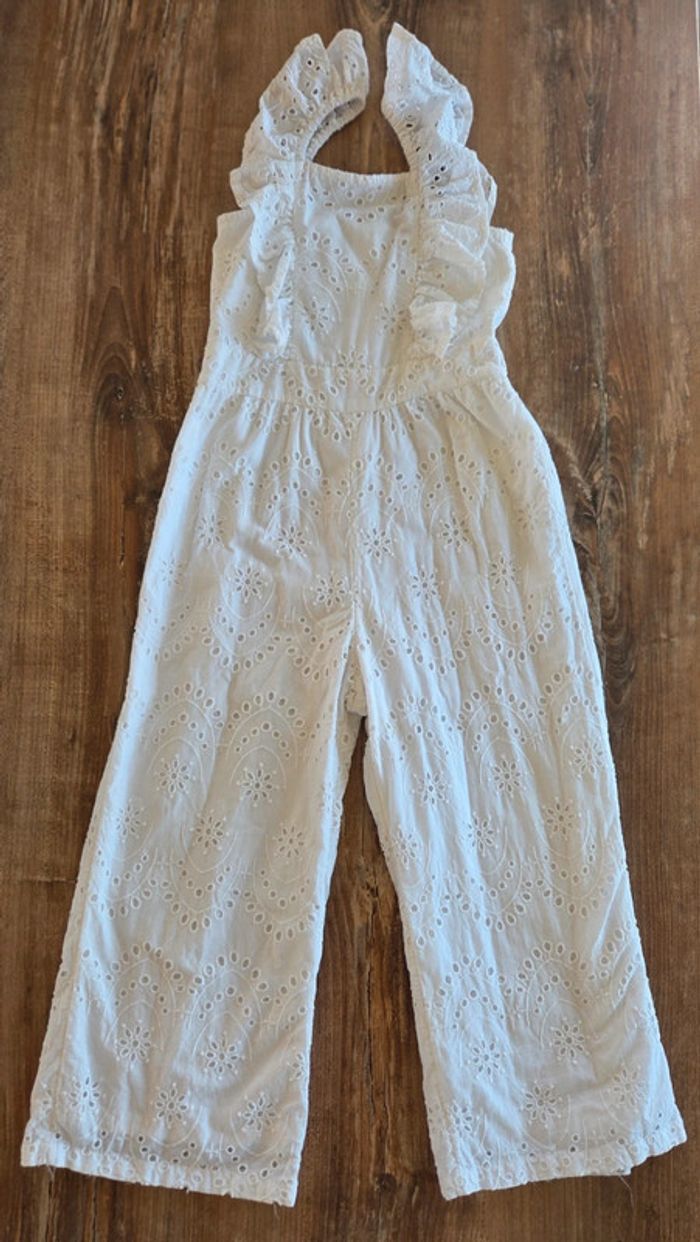 Combinaison blanche broderie anglaise Neuve