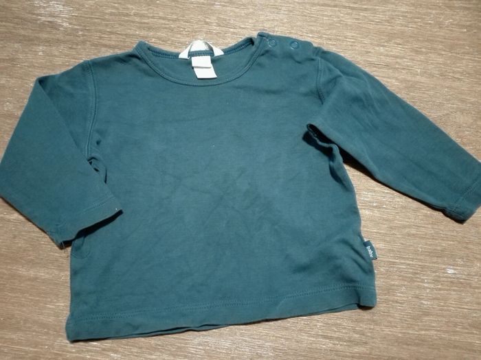 T-shirt bleu nuit bébé fille garçon mixte 6 9 mois h&m