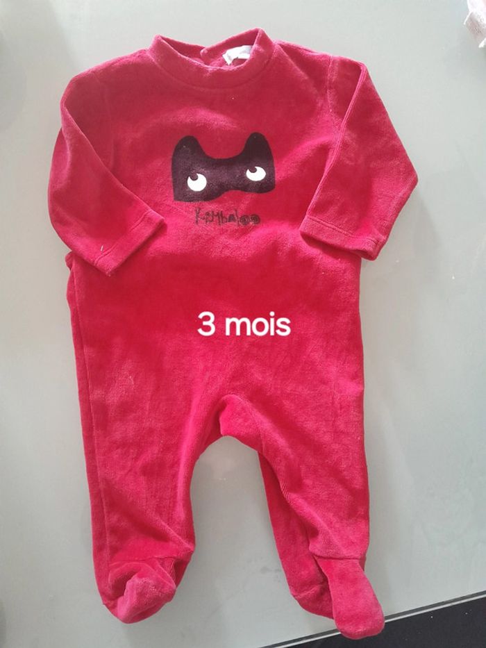 Pyjama rouge 3m