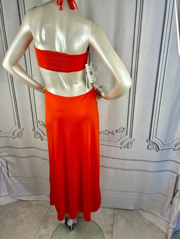 Robe longue été orange Ba&sh T.1 / S neuve - photo numéro 5