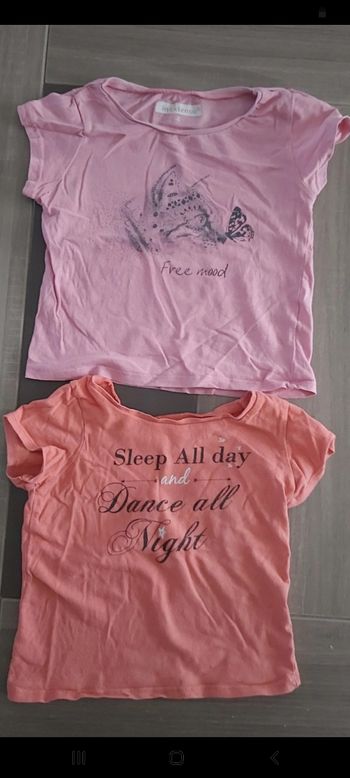 Lot de 2 tee-shirt