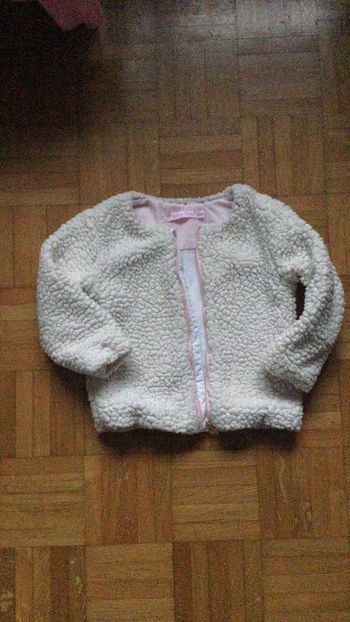 Veste polaire aspect laine de mouton