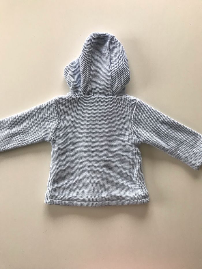 Manteau bébé bleu ciel - photo numéro 3