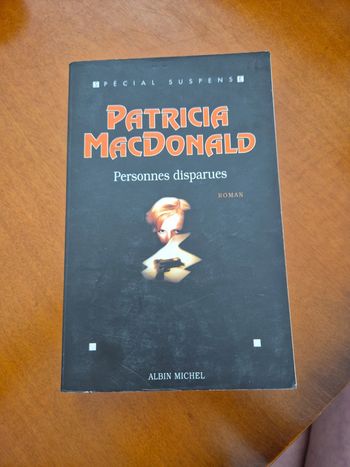 Livre personnes disparues de Patricia macdonald