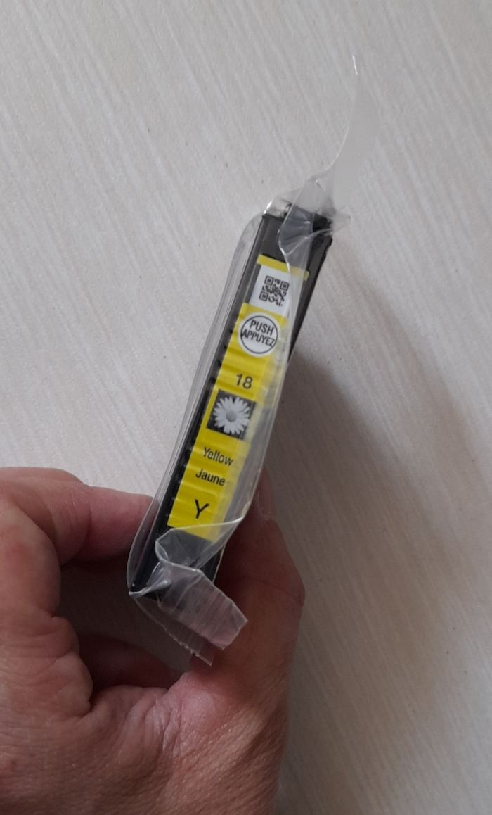Cartouche Epson 18
Jaune
Neuve