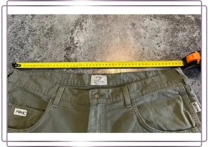 Short kaki cargo homme Tyndale 38x32 Pantaloncini carpentiere uomo Zimmermannsshorts Herren - photo numéro 4