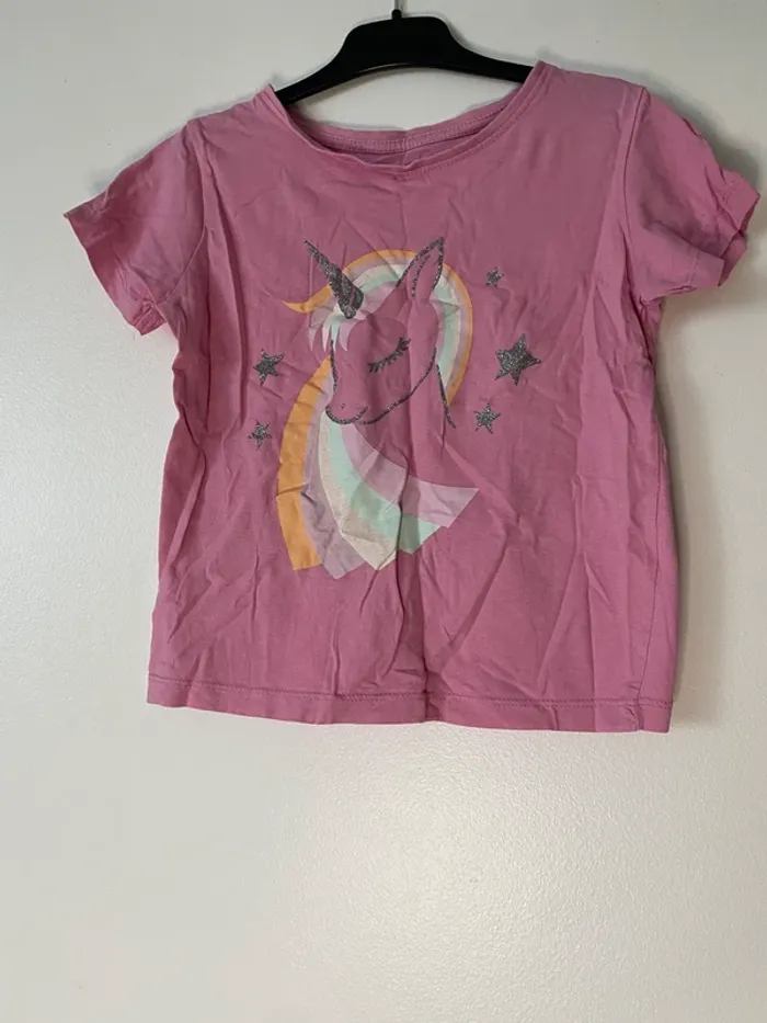 T-shirt imprimé licorne (P)