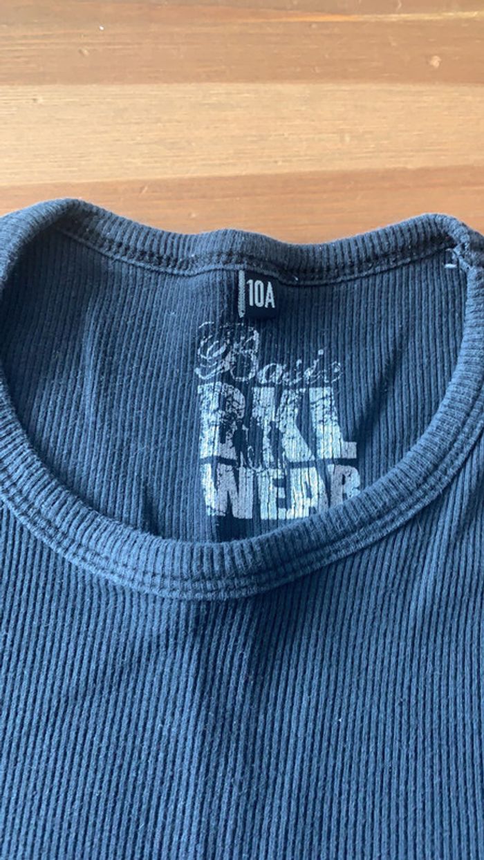 Débardeur noir 10 ans - photo numéro 2