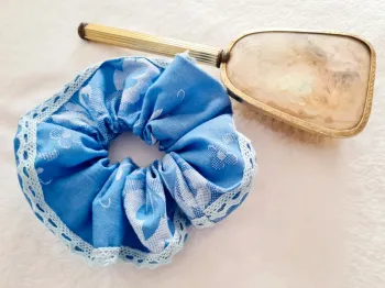 Chouchou vintage dentelle