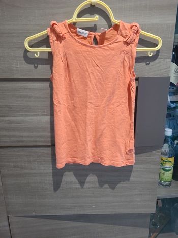 Débardeur orangé, taille 8 ans