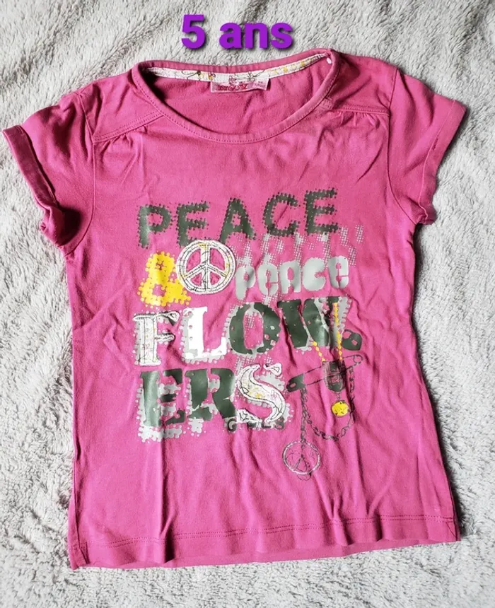 Lot de 5 vêtements filles taille 5 ans - photo numéro 2