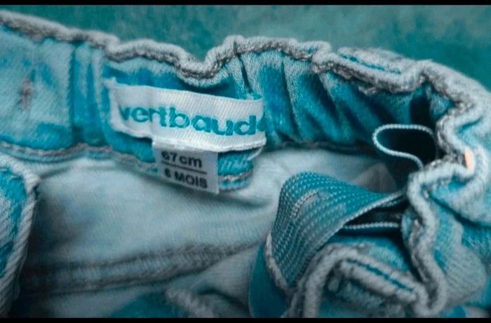 Jean bébé fille Vertbaudet 6 mois - photo numéro 3