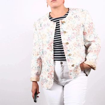 Blazer vintage 70-80's en coton (#240627)