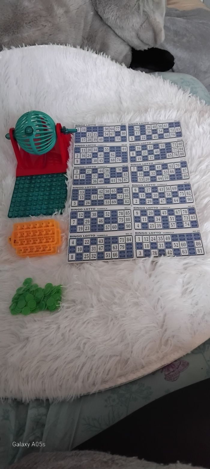 Jeu loto bingo ,90 numéro, cartons de jeu et jetons - photo numéro 3