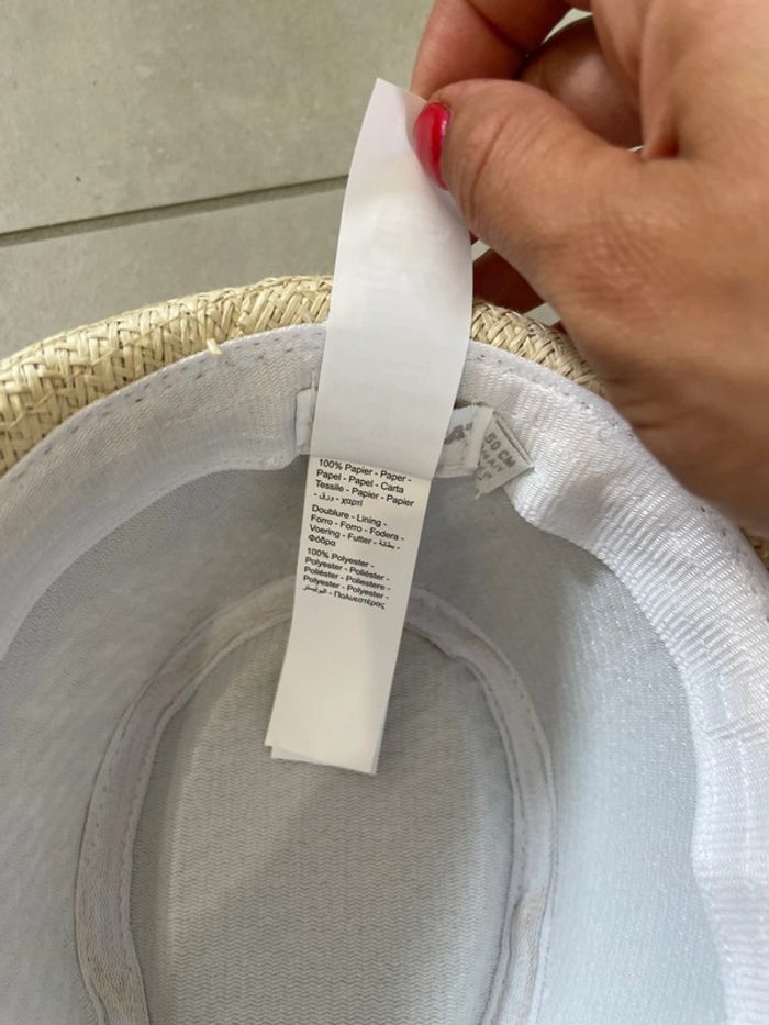 Chapeau cérémonie été 50cm - photo numéro 4