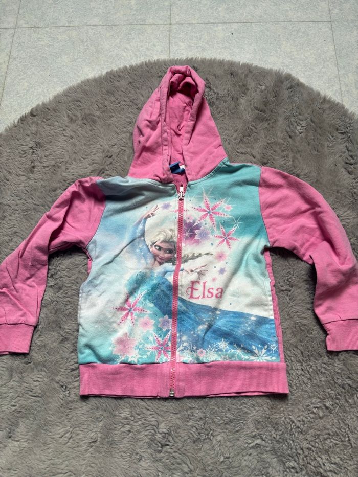 Gilet à zip reine des neiges