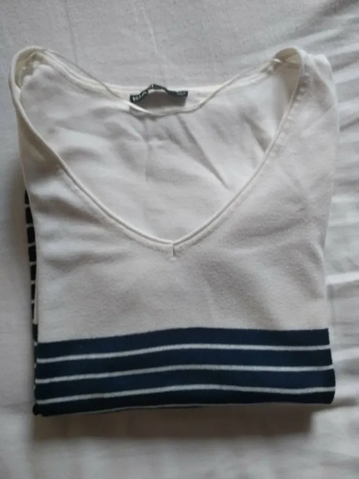 Pull Femme Marinière - photo numéro 5