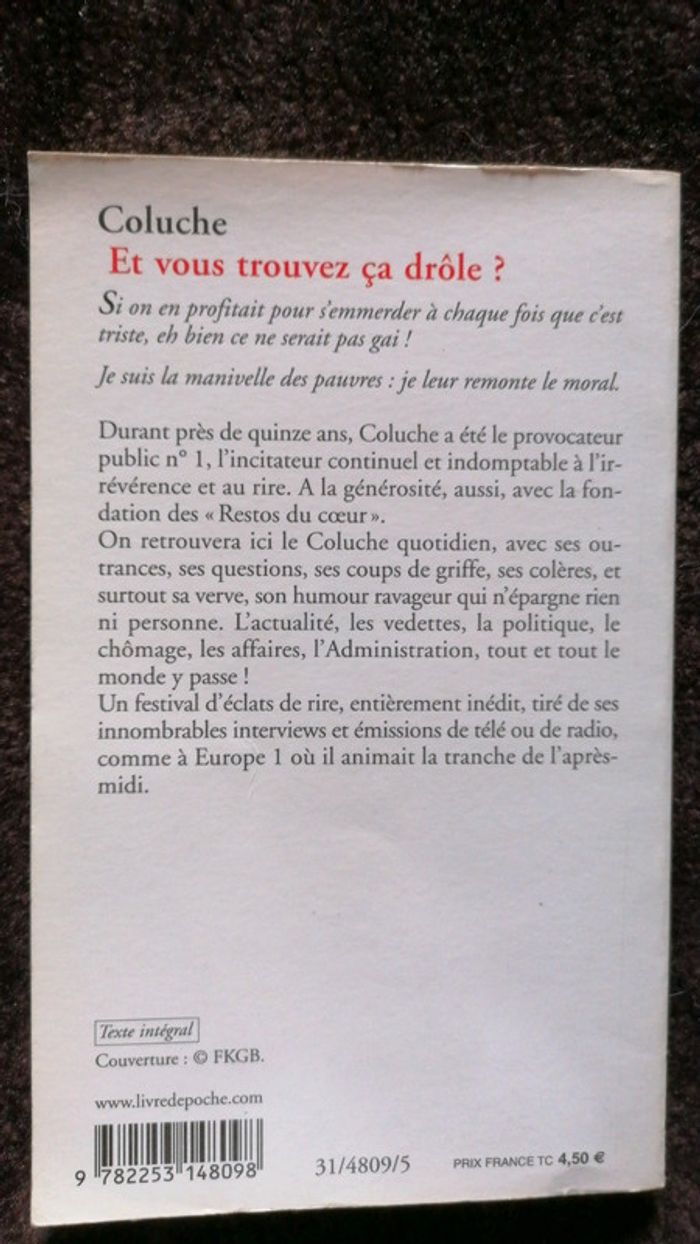 Coluche : Et vous trouvez ça drôle ? - photo numéro 2