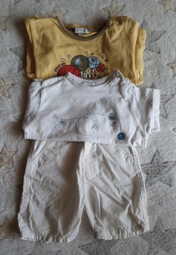 Lot short été bébé 12 mois