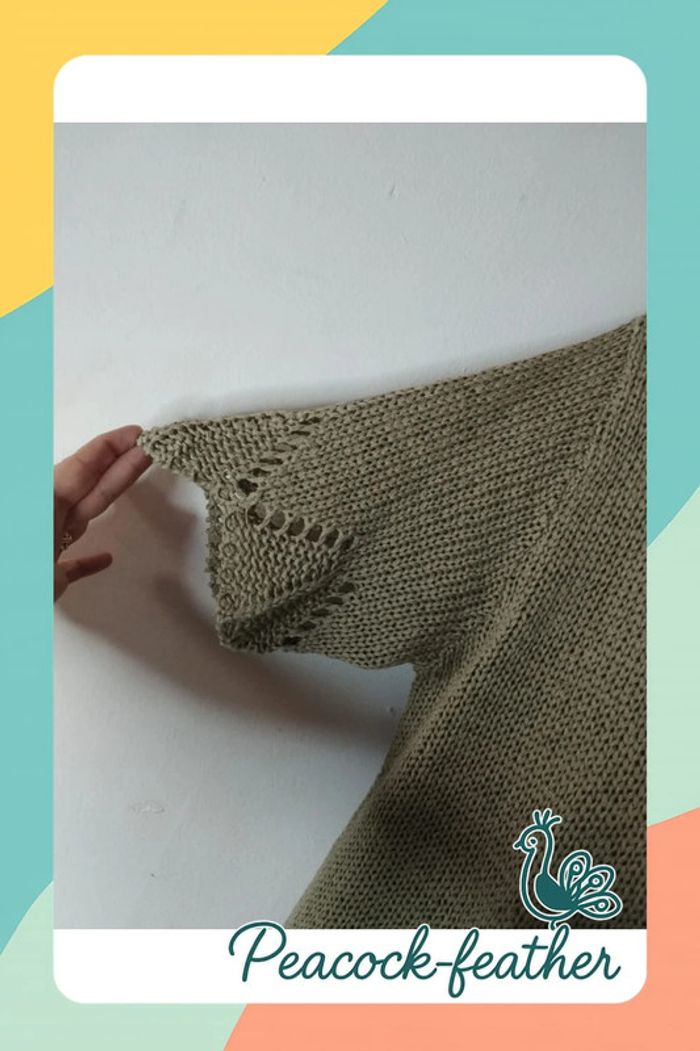 Pull vert mailles passionelle TU - photo numéro 6