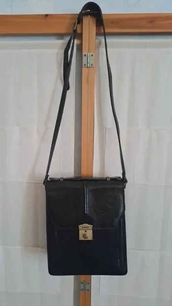 Sacoche vintage/ Russell Nash Paris / Sacoche en cuir / Sacoche homme Russell / Sac