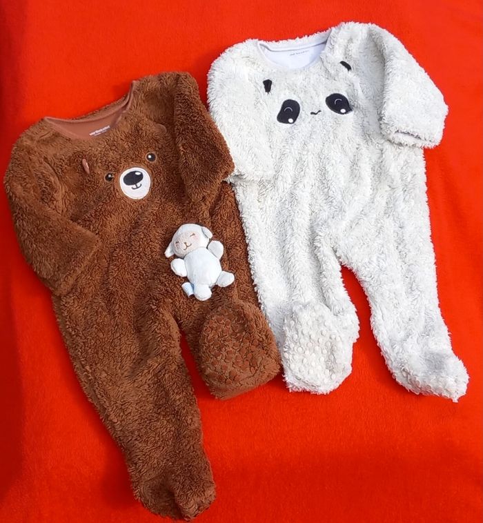 Lot de 2 surpyjamas 9/12 mois đ„ Vertbaudet - photo numĂ©ro 2