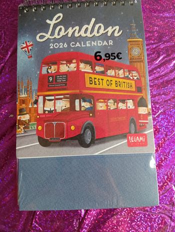 Calendrier a poser legami Londres 