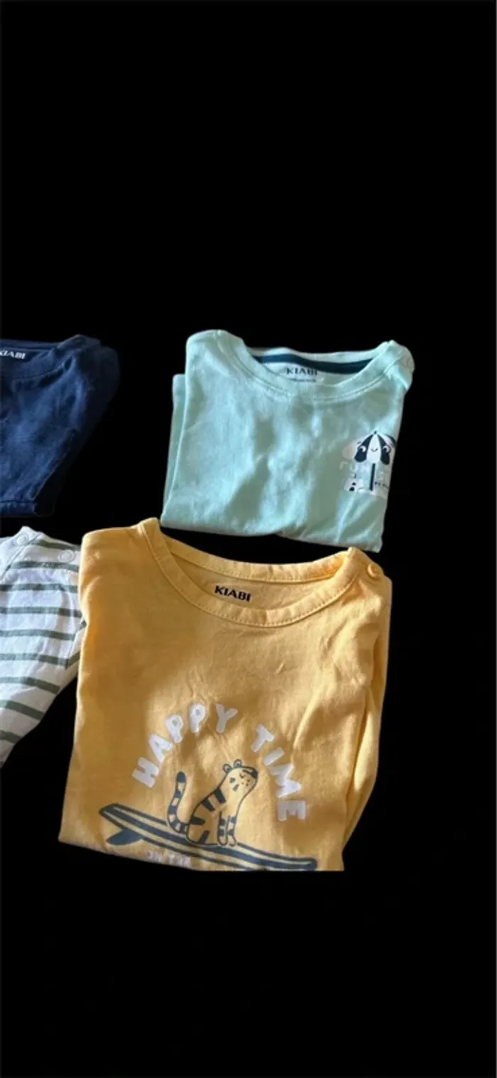 Lot tee shirts 6 mois - photo numéro 3