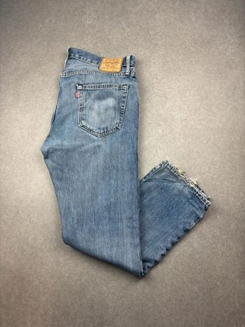 Jean pantalon coupe droite lot 502 levis bleu W34 L30