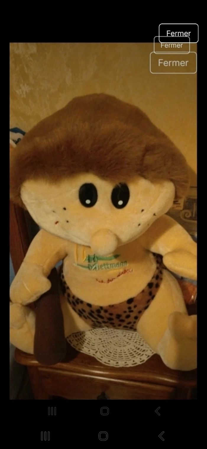 Peluche bébé allemand