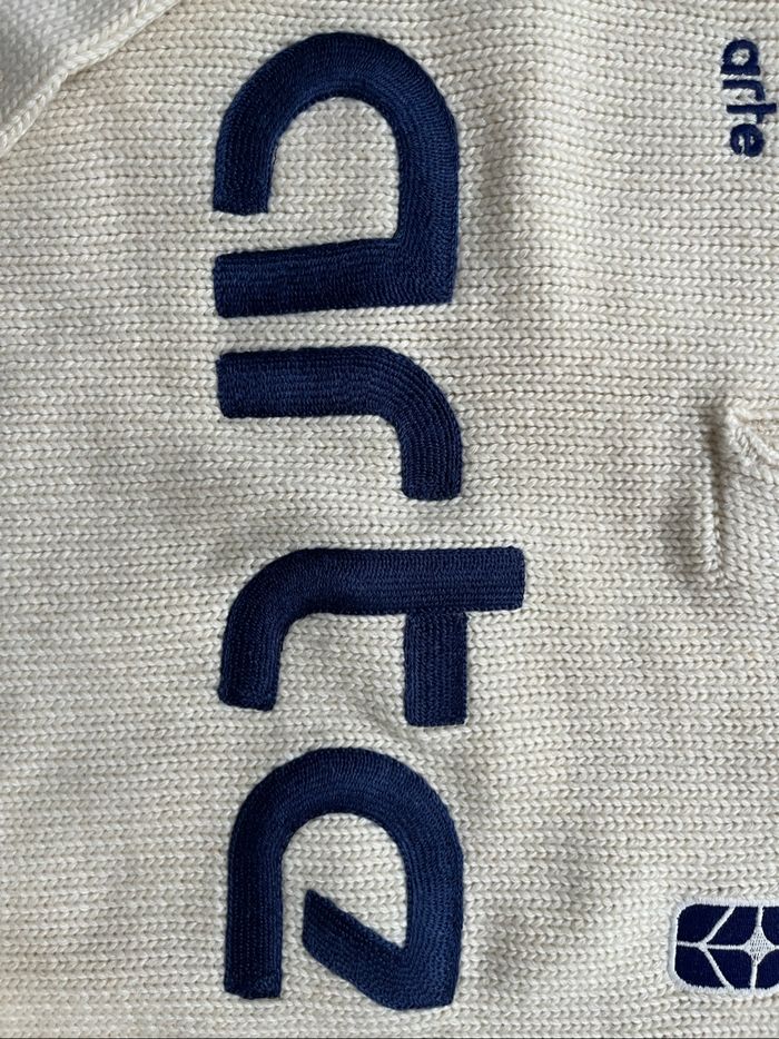 Pull Arte Antwerp Knit Football beige - photo numéro 4
