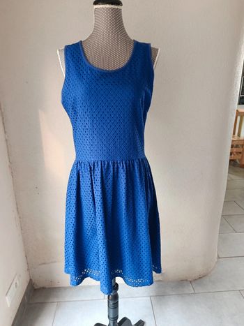 Robe bleu à trous U Collection Taille 38