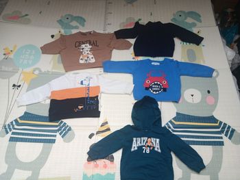 Gillet/Pull/T-shirt bébé 6-9-12M