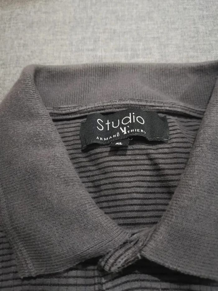 C60 polo gris Armand Thiery XL - photo numéro 3