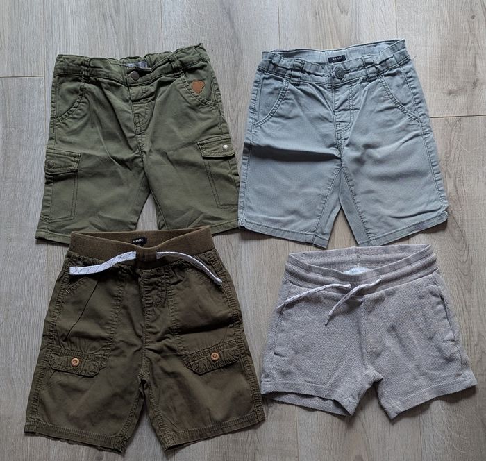 Lot de 4 shorts garçon taille 3 ans