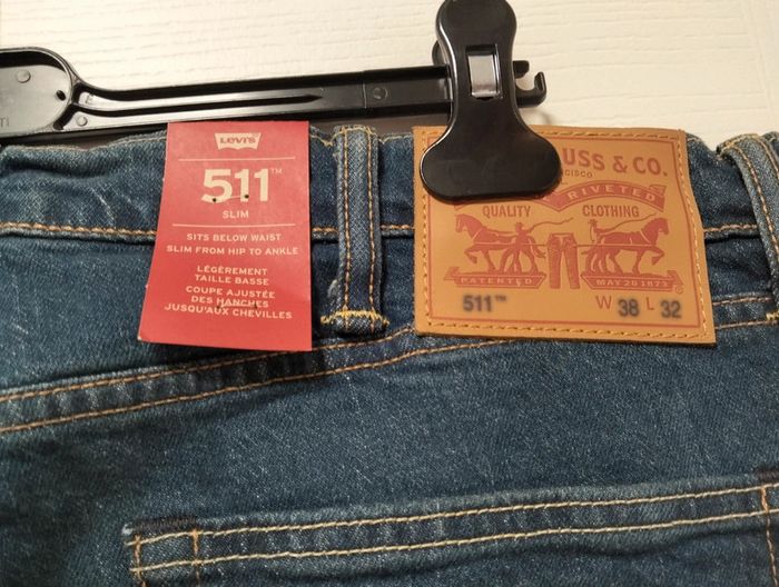 Neuf et etiqueté jean slim bleu 511 Levi's W38 L32 - photo numéro 5