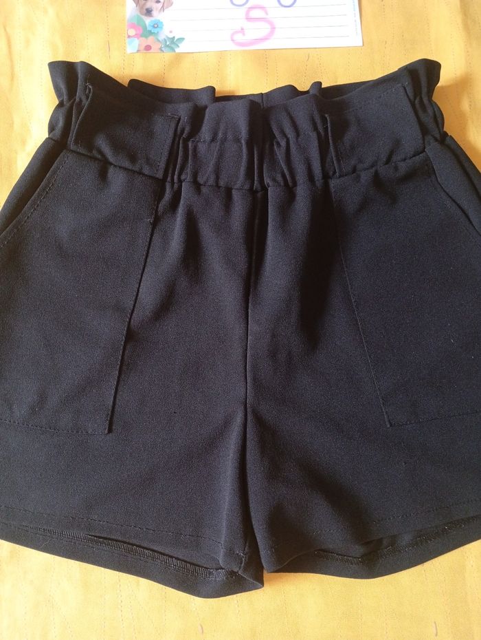 Short noir taille haute taille S - photo numéro 5