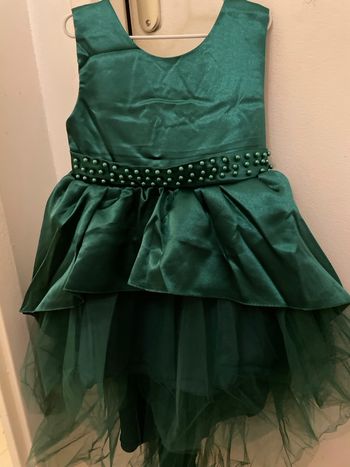 Robe de fête vert sapin