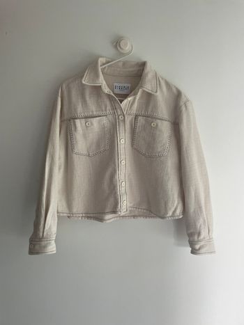 Veste chemise Claudie Pierlot beige