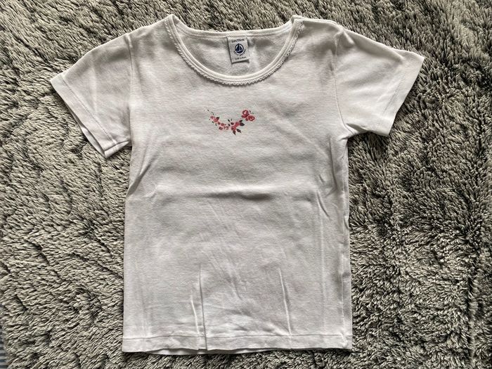 Teeshirt blanc Petit Bateau - 6 ans