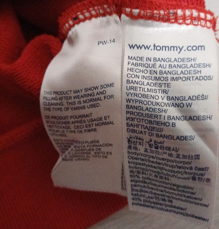 Sweat-shirt rouge Tommy Jeans - photo numéro 6
