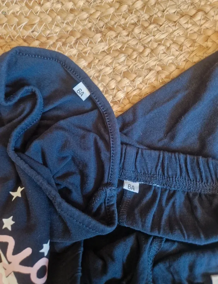 Jolie pyjama bleu marine fille 6 ans - photo numéro 4