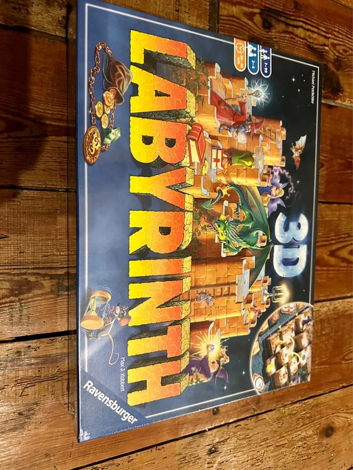 NEUF sous blister jeu de société Labyrinthe 3d 3 dimensions Ravensburger